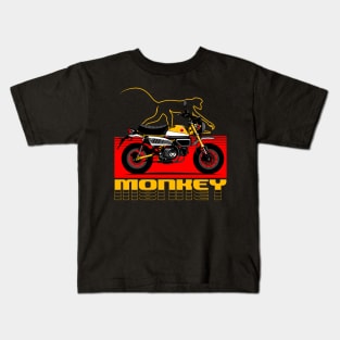 Honda Monkey Yellow Kids T-Shirt
